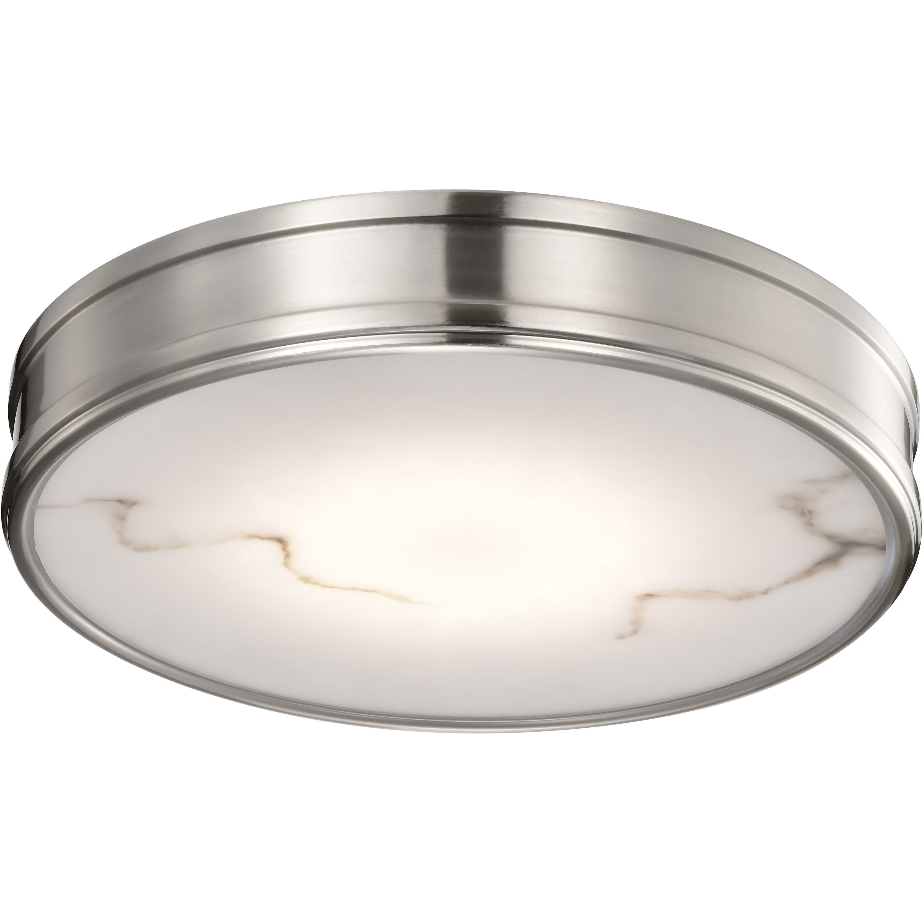 Kendall LED 14.25 inch Brushed Nickel Flush Mount Ceiling Light