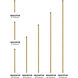 Downrod Heritage Brass Fan Downrod