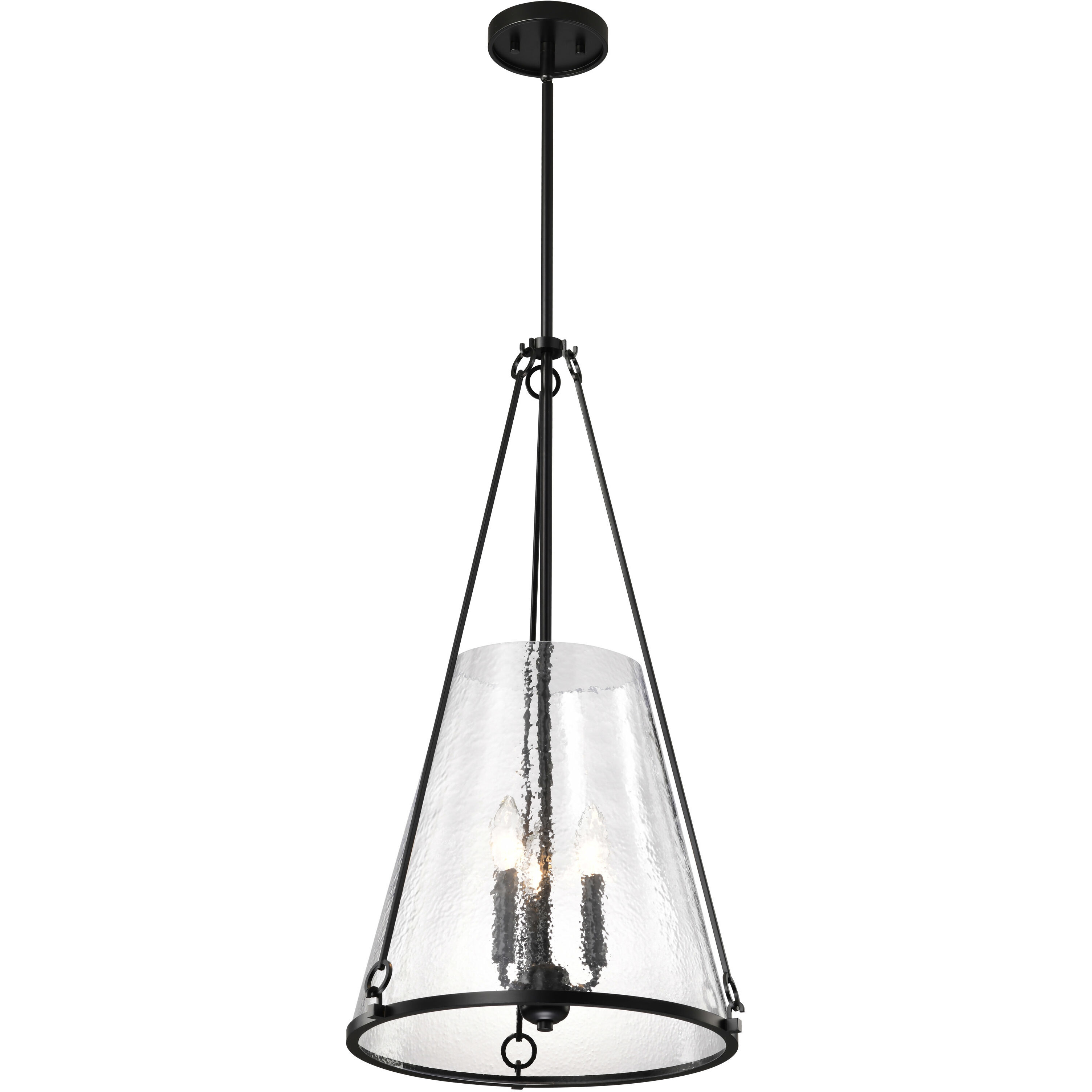 Valentine 16 inch Black Pendant Ceiling Light