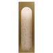 Cadey LED 2.88 inch Beige Travertine and Aged Brass ADA Wall Sconce Wall Light