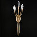 Secret Garden LED 4 inch French Gold Wall Sconce Wall Light, Schonbek Signature