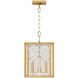 AH by Alexa Hampton Erro 4 Light Burnished Brass Pendant Ceiling Light