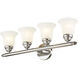 Neptune 4 Light 24 inch Polished Chrome Bath Vanity Wall Light