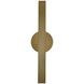 Lavo LED 5 inch Winter Brass ADA Wall Sconce Wall Light