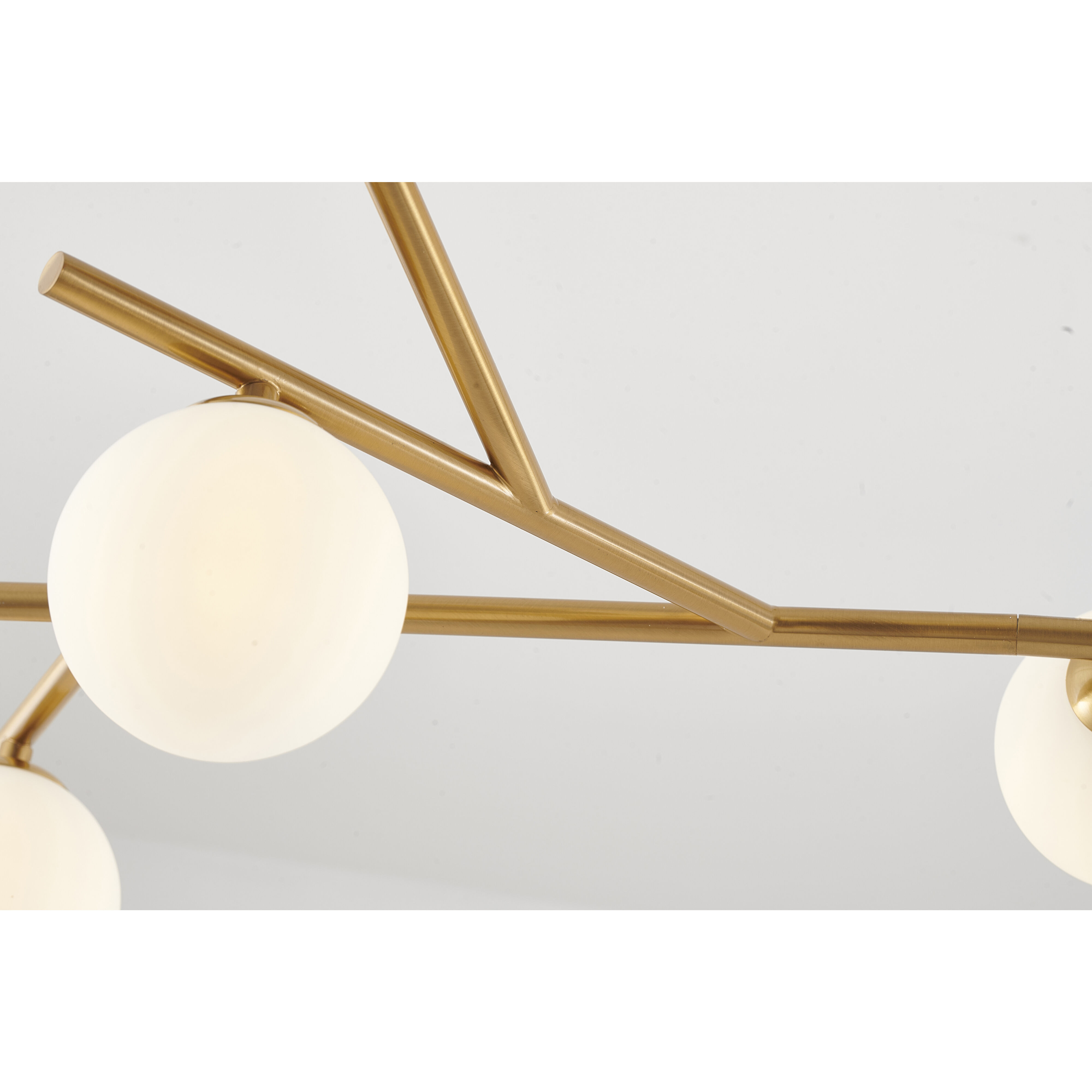 Canada 7 Light 11.4 inch Brass Chandelier Ceiling Light