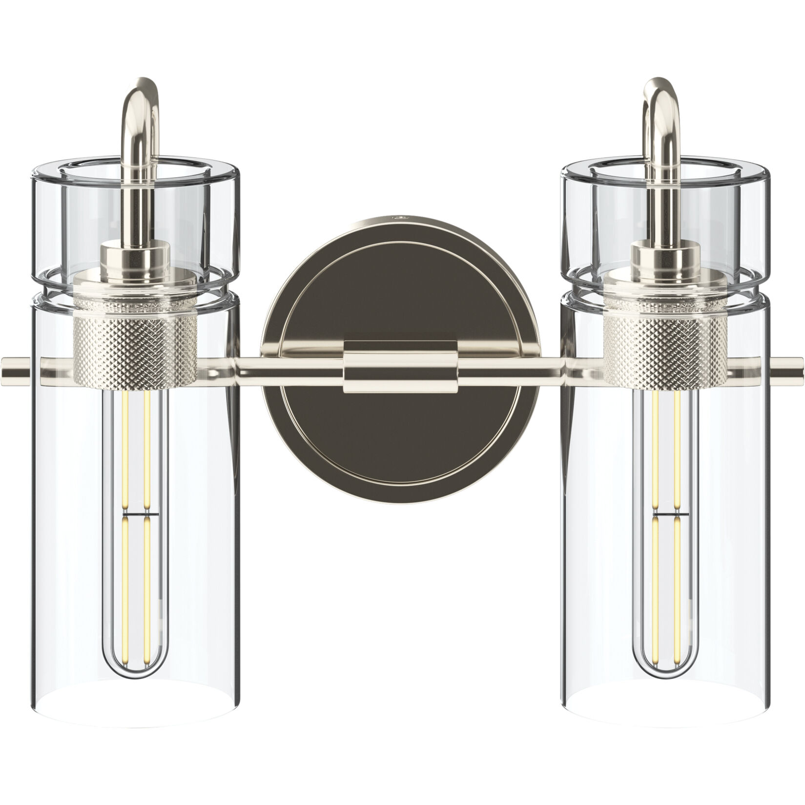 Niccol 2 Light 14 inch Polished Nickel Vanity Light Wall Light
