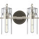 Niccol 2 Light 14 inch Polished Nickel Vanity Light Wall Light