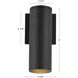 Lorna LED 9 inch Black Exterior Wall Sconce