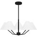 Drew & Jonathan Burke 5 Light 30 inch Midnight Black Chandelier Ceiling Light