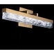 Minx LED 20.5 inch Aged Brass Bath Vanity & Wall Light in 21in.