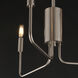 Abner 3 Light 21 inch Satin Nickel Chandelier Ceiling Light