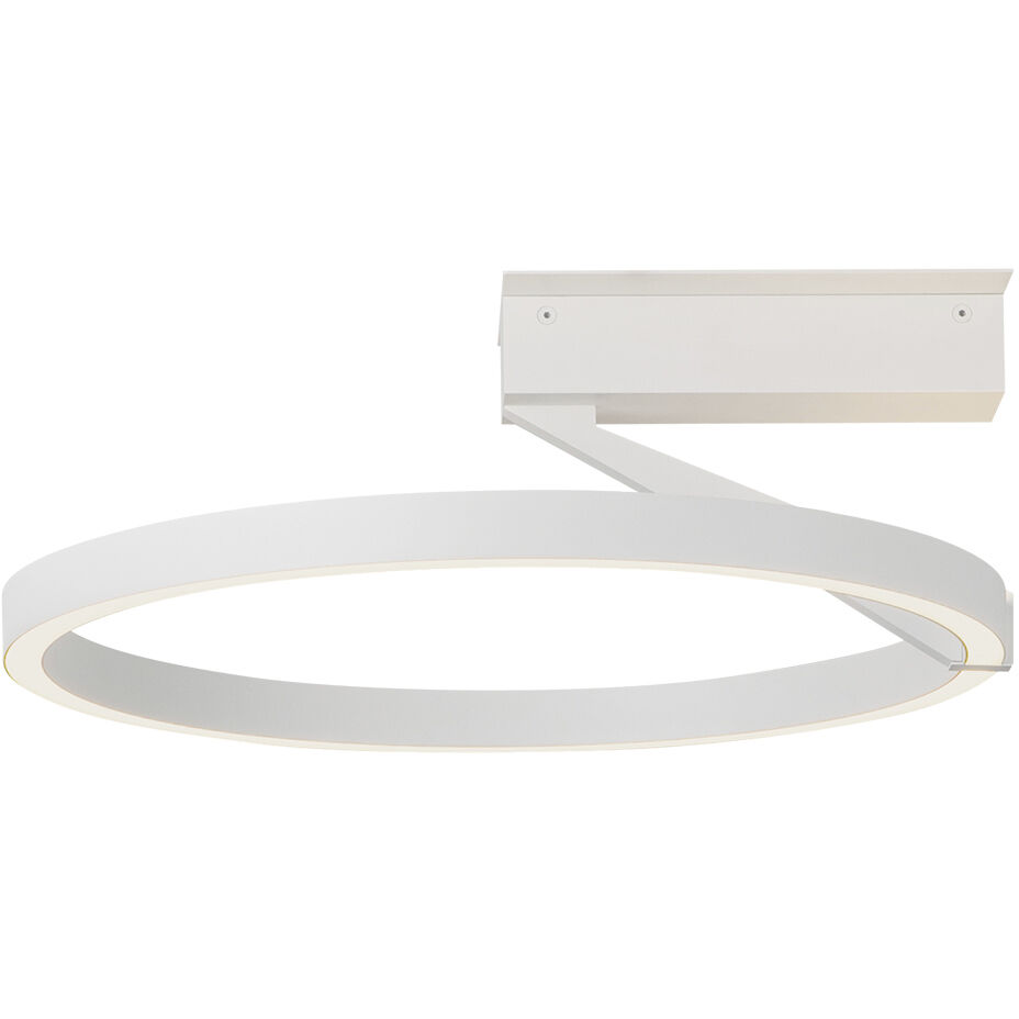 Roda LED 15.75 inch White Semi-Flush Mount Ceiling Light