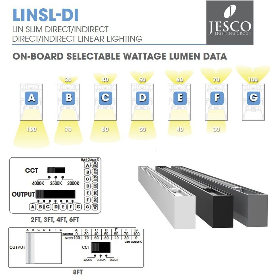 LIN LED 48 inch Black Indoor Linear Pendant Ceiling Light