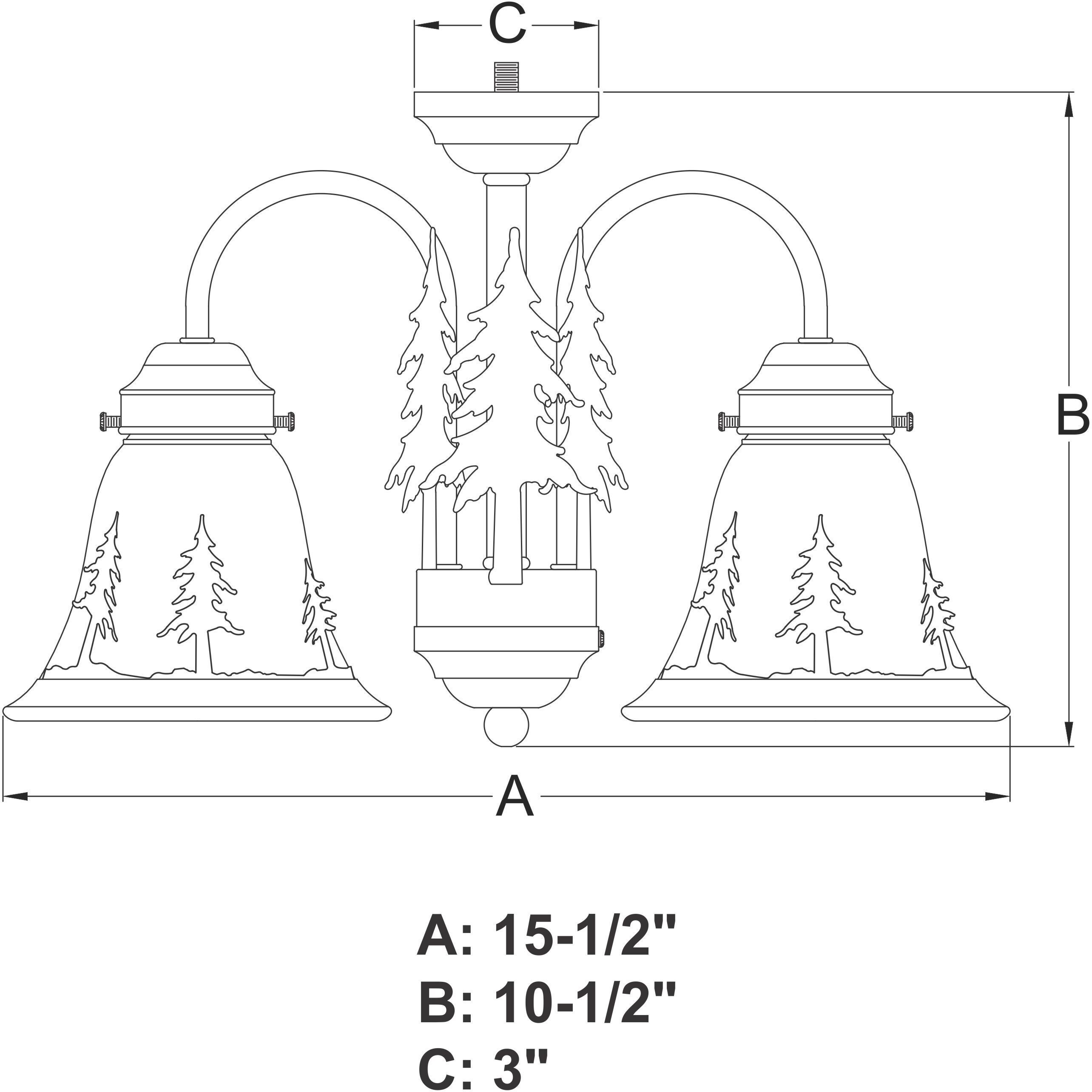 Yosemite LED Burnished Bronze Convertible Light Kit