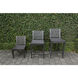 Clear Water 46 inch Antique Smoke Outdoor Bar Stool