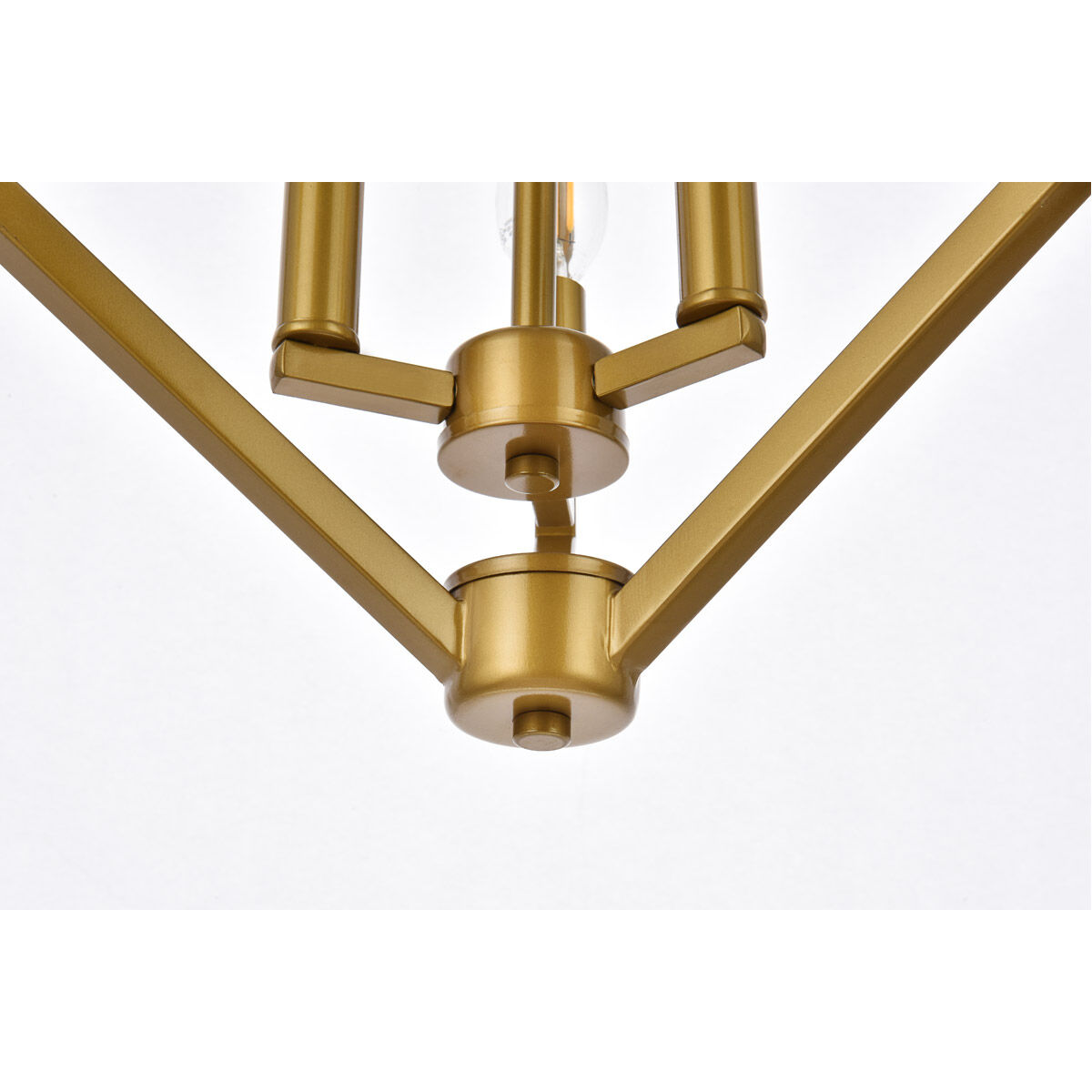 Irina 3 Light 14 inch Brass Pendant Ceiling Light