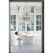 Eve LED 48.5 inch Champagne Gold Foyer Light Ceiling Light