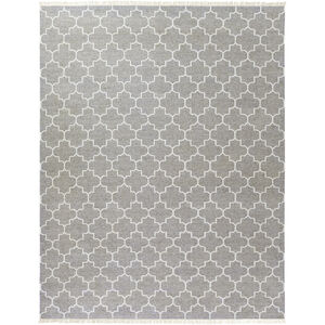Isle 120 X 96 inch Gray and Neutral Area Rug, Viscose and Wool