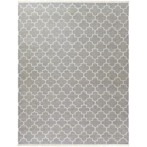 Isle 120 X 96 inch Gray and Neutral Area Rug, Viscose and Wool