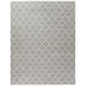Isle 120 X 96 inch Gray and Neutral Area Rug, Viscose and Wool