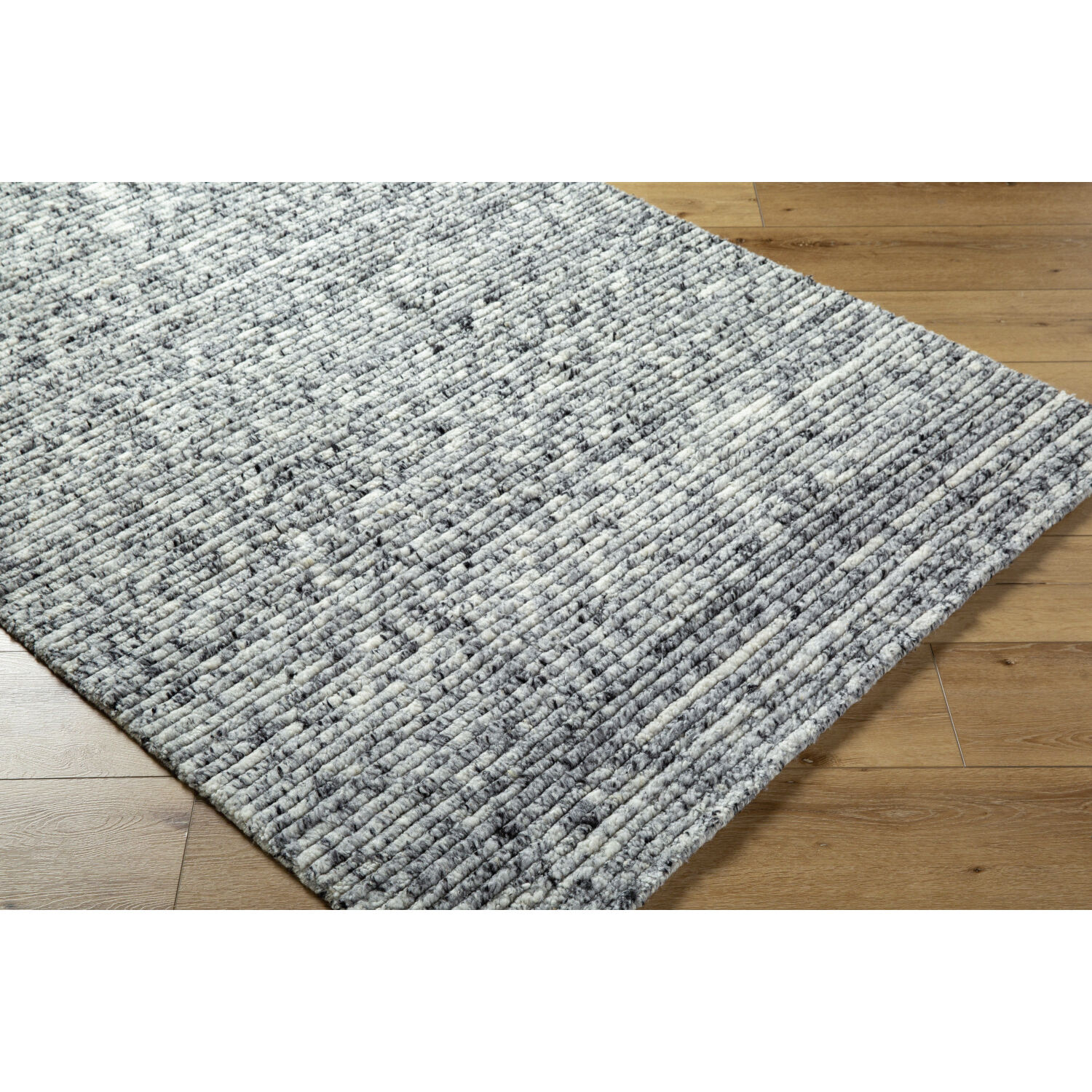 Ronin 108 X 72 inch Silver/Grey/Light Silver/Nickel Handmade Rug in 6 x 9