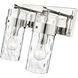 Fontaine 2 Light 14 inch Polished Nickel Vanity Wall Light