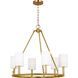 Drew & Jonathan Egmont 6 Light 28.00 inch Chandelier