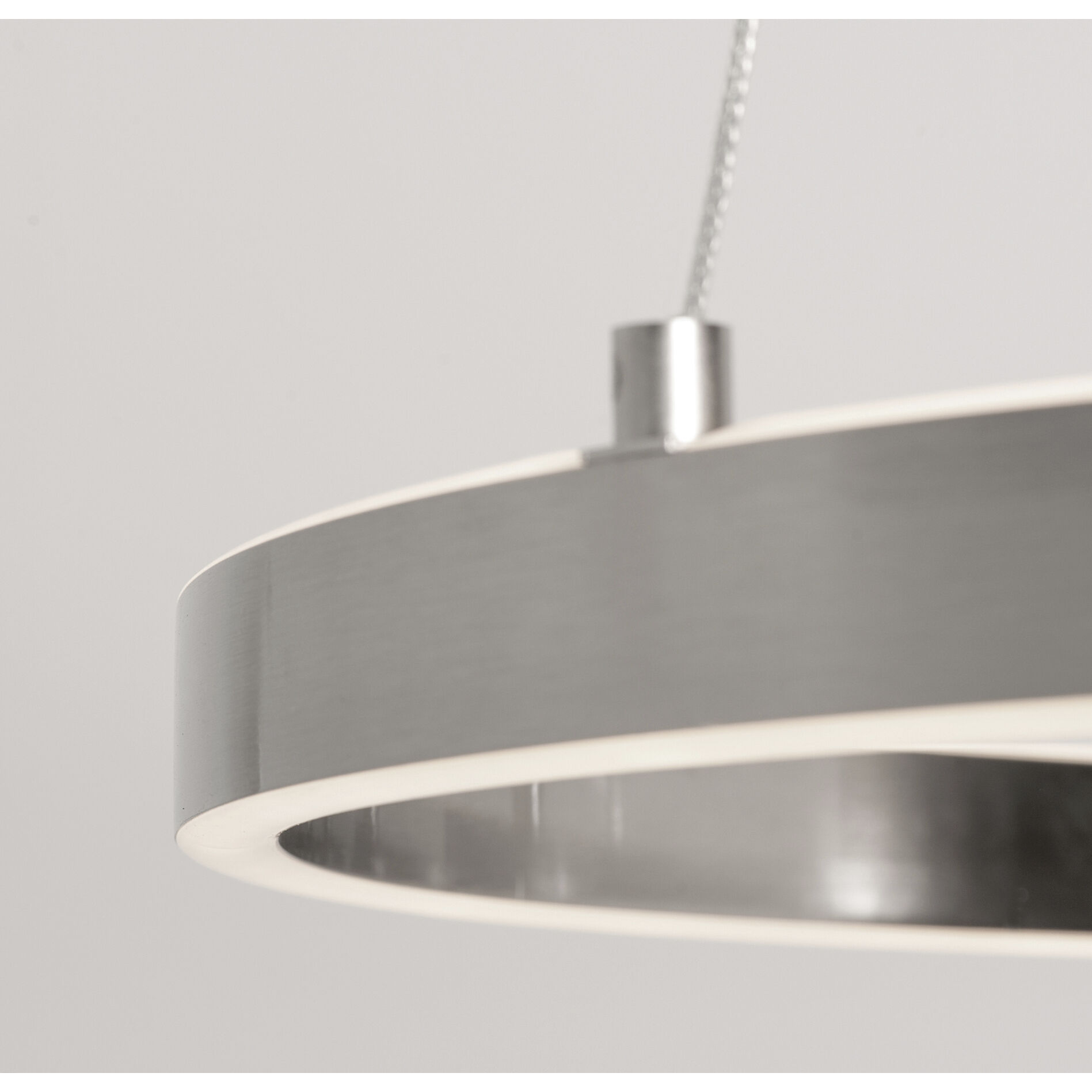 Glo Pendant Ceiling Light in Satin Nickel