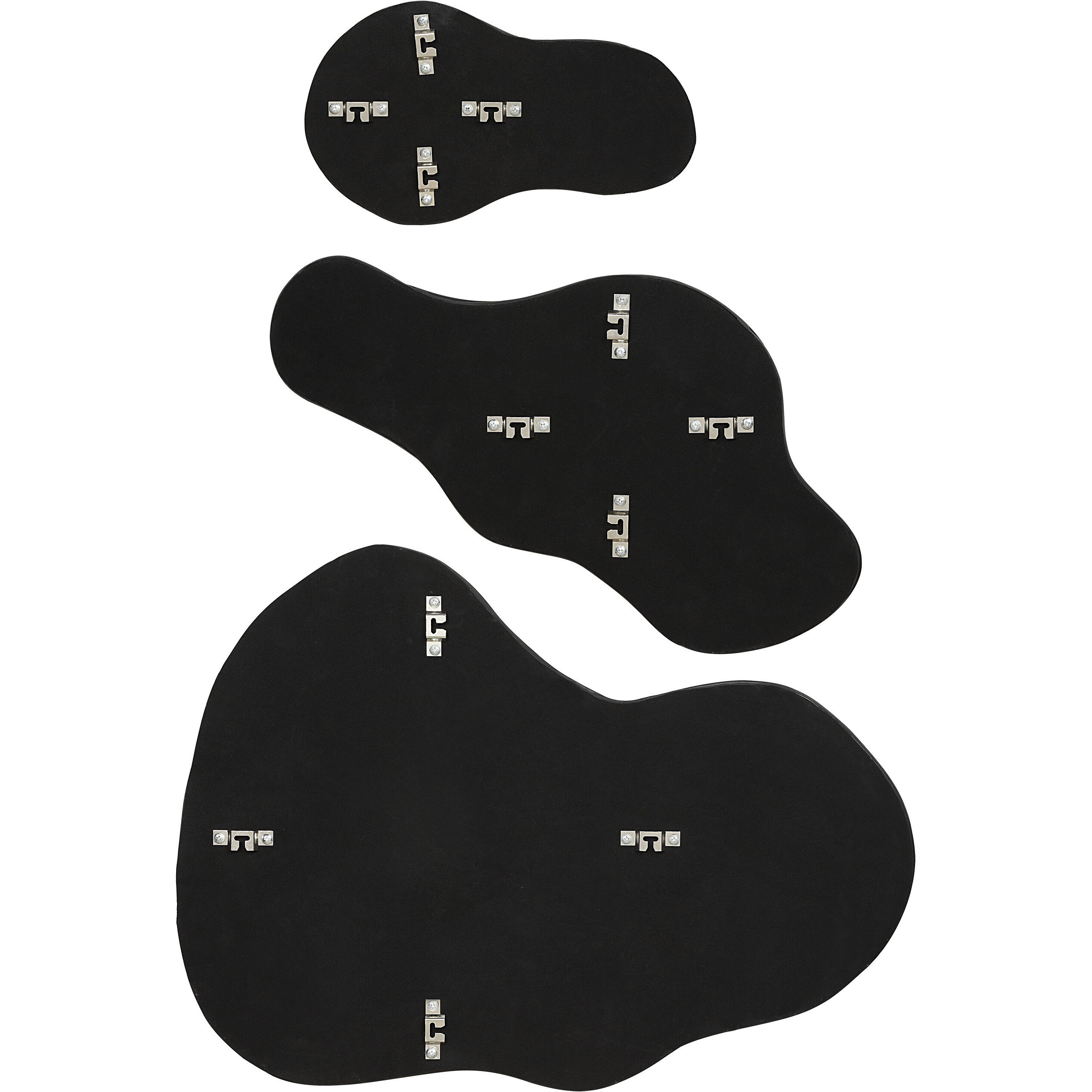 Sevilla Matte Black Wall Decor, Set of 3