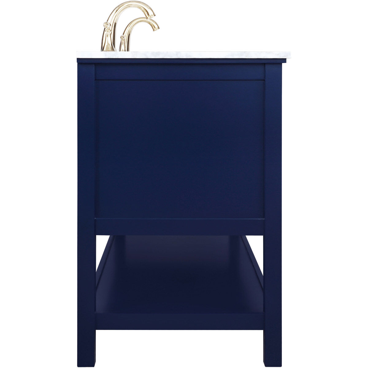 Metropolis 60 X 22 X 34 inch Blue Vanity Sink Set