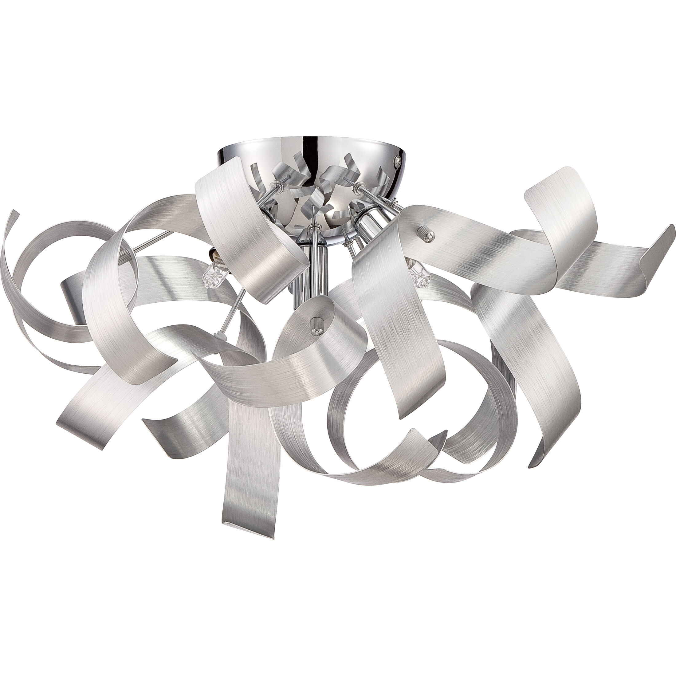 Ribbons 4 Light 17 inch Millenia Flush Mount Ceiling Light