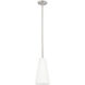 Farrell 1 Light 7.25 inch Brushed Nickel Pendant Ceiling Light
