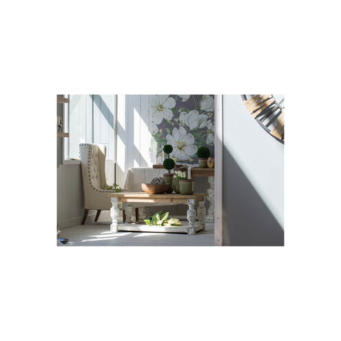 Alcott 47.2 X 27.6 inch White/Natural Coffee Table