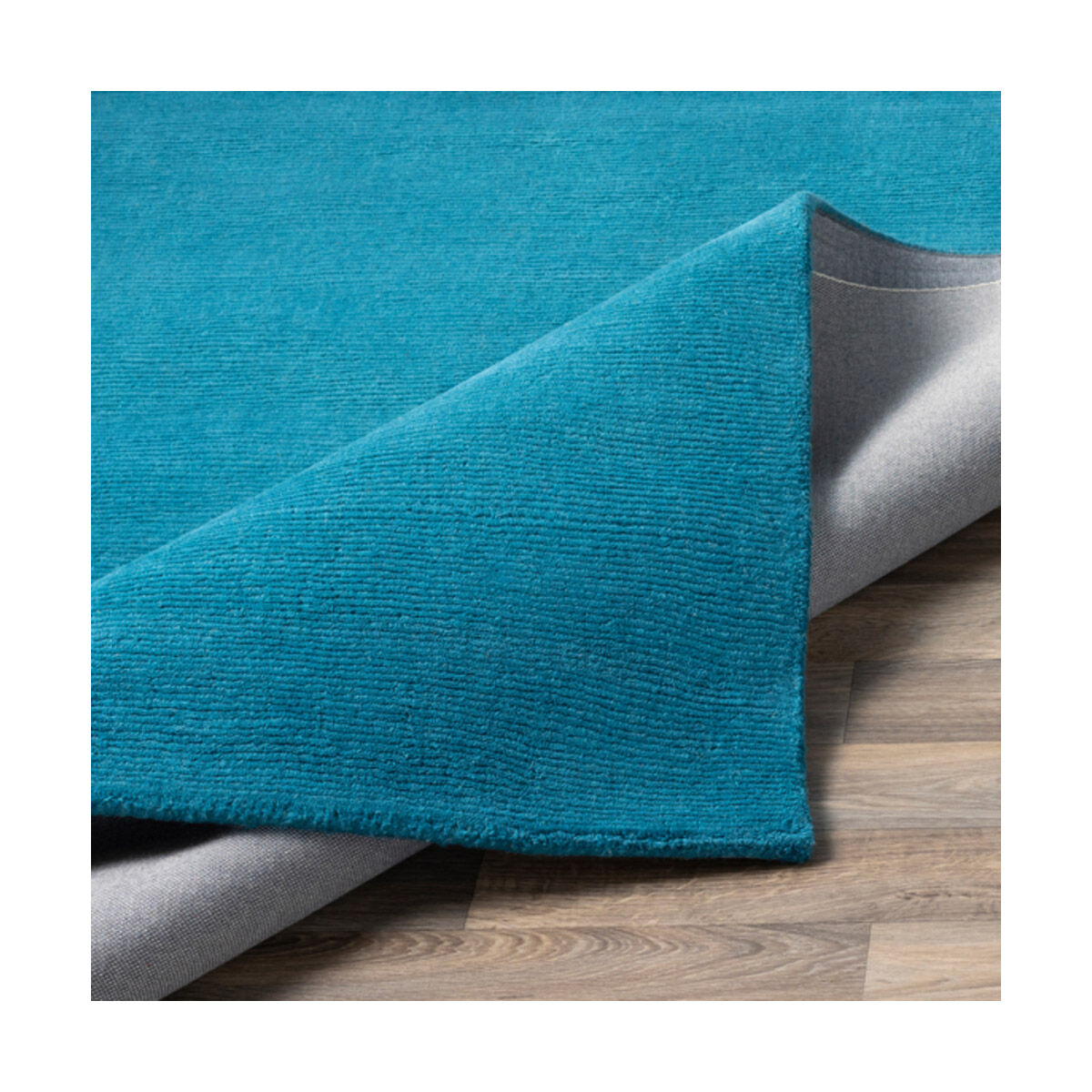 Mystique 117 X 117 inch Bright Blue Rugs, Wool