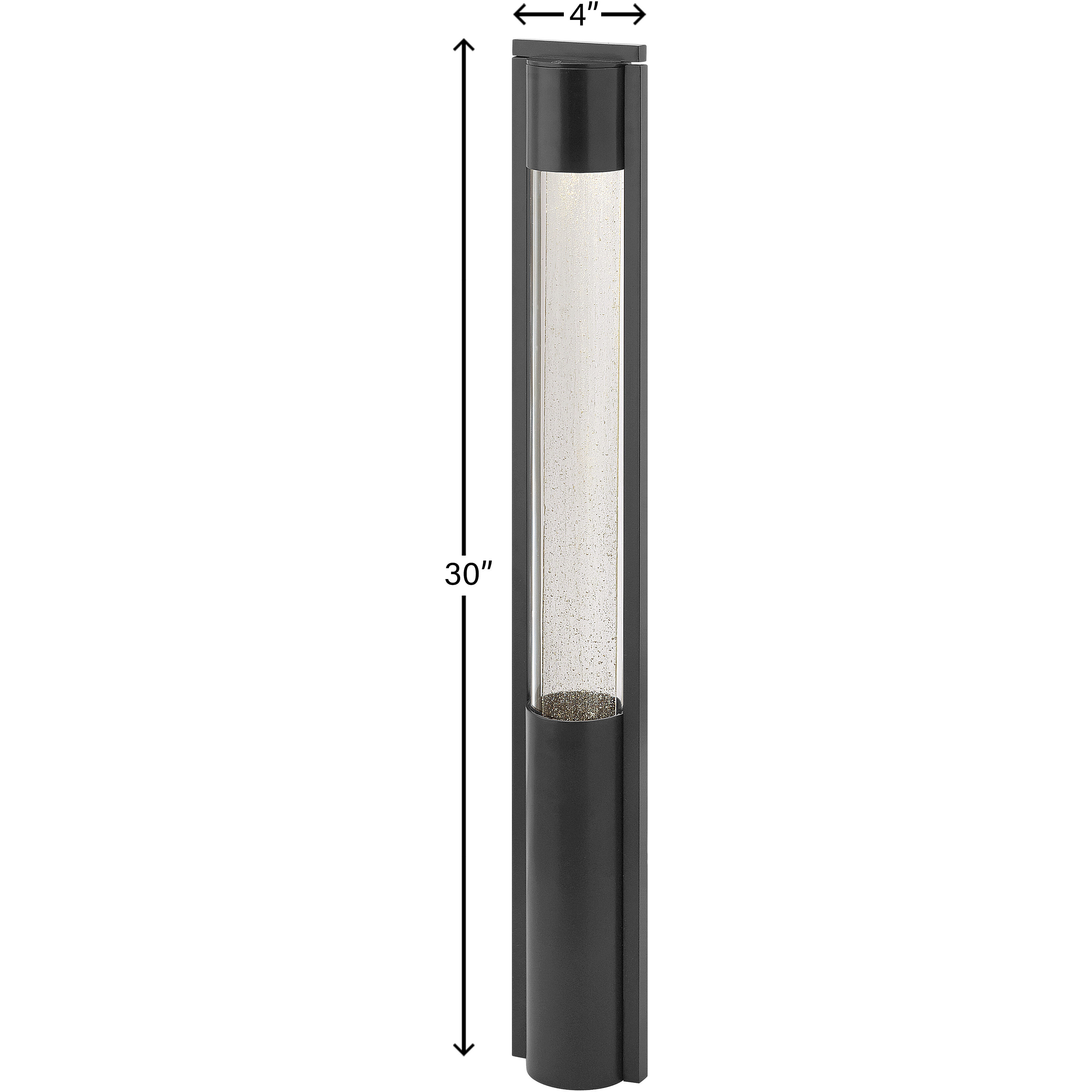 Shelter 120v 8.00 watt Black Landscape Path Bollard