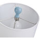 Signature 16.5 inch 60 watt Blue Table Lamp Portable Light