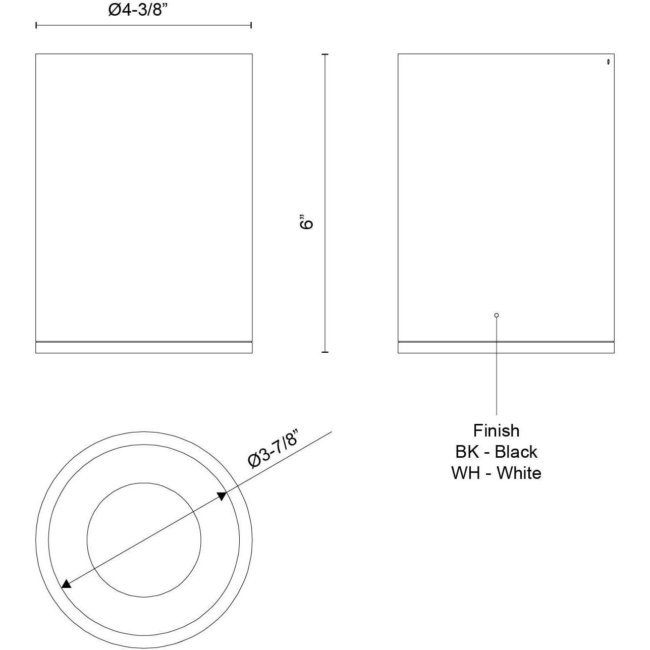Lorna LED 4.38 inch White Flush Mount Ceiling Light