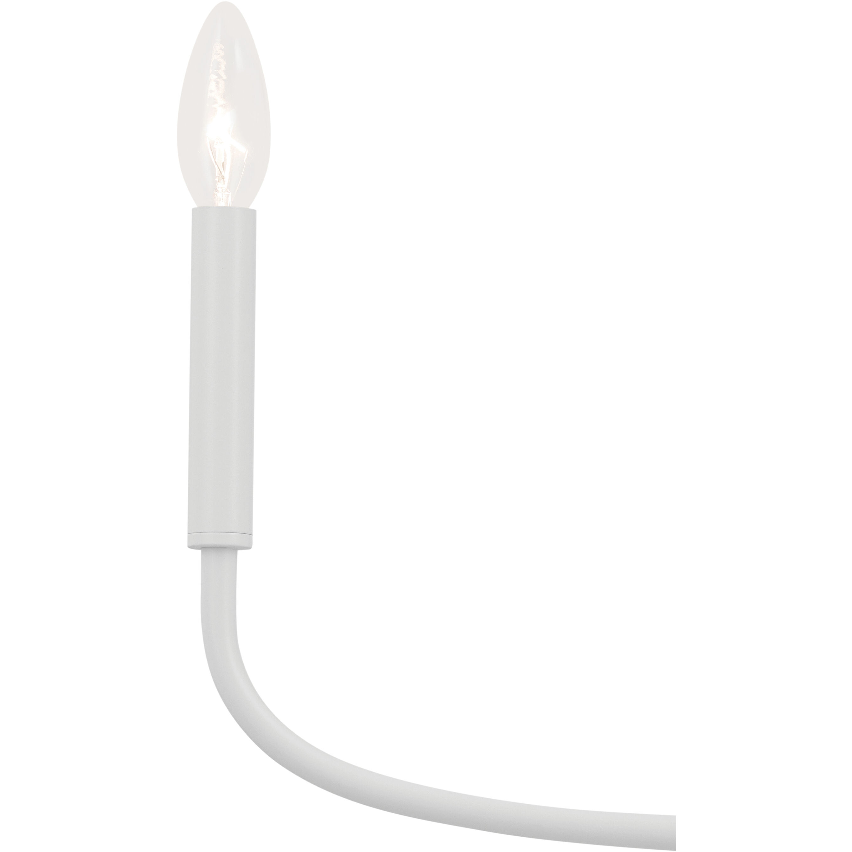 Kichler 52525WH Deela LED 28 inch White Chandelier Ceiling Light