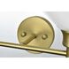 Gene 2 Light 19 inch Satin Gold Bath Sconce Wall Light