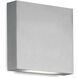 Mica LED 6.13 inch Brushed Nickel ADA All-terior Wall Light