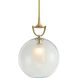 Estribo 1 Light 16 inch Antique Brass Pendant Ceiling Light