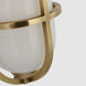 Chapman & Myers Gracie LED 4.75 inch Antique-Burnished Brass Tall Bracketed Sconce Wall Light