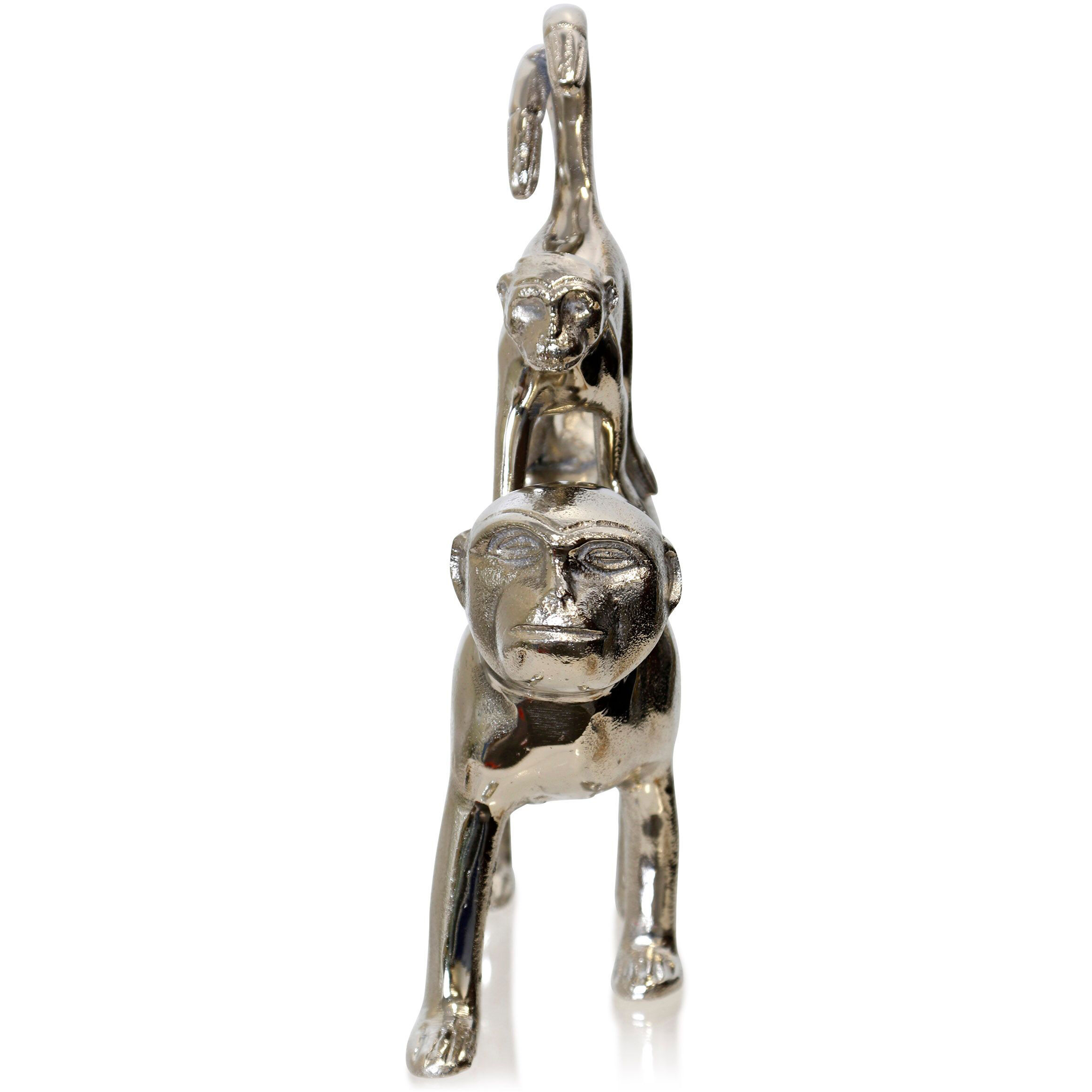 Mother and Child Silver Statue