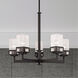 Harding 5 Light 25 inch Bronze Chandelier Ceiling Light