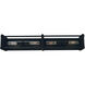 Industria 4 Light 32 inch Matte Black Sconce Wall Light