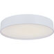 Snare LED 14 inch Matte White Flush Mount Ceiling Light