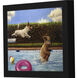 Pool Party II 11 X 9 inch Non-Glass Framed Art, Propac