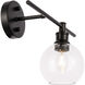 Collier 1 Light 14.7 inch Black Wall sconce Wall Light, Right