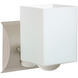 Rise LED 5 inch Satin Nickel Mini Sconce Wall Light