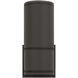 Chapman & Myers Provo LED 4.5 inch Matte Black Canister Wall Light